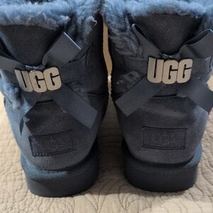 UGG Blue Jean Boots with Metal Accents